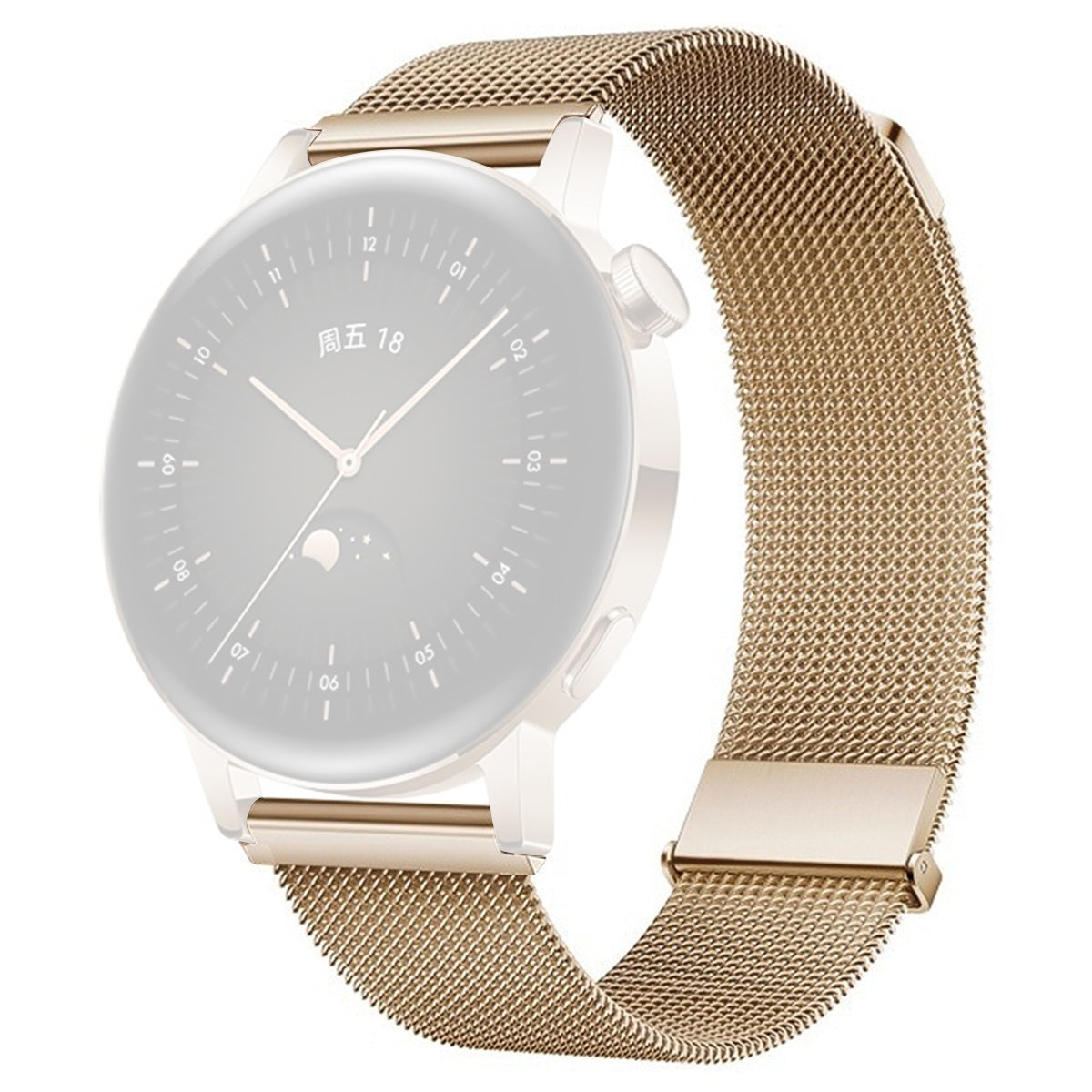 For Huawei Watch GT 4 46mm / Honor Watch 4 Pro 22mm Watch Bracelet Stainless Steel Strap Replacement - Silver For Huawei Watch GT 4 46mm / Honor Watch 4 Pro 22mm Watch Bracelet Stainless Steel Strap Replacement - Silver
